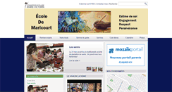 Desktop Screenshot of demaricourt.ecoles.csmv.qc.ca